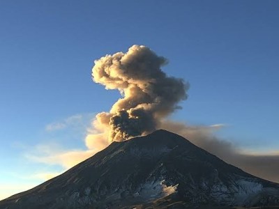 SE REGISTRAN CAÍDA LIGERA DE CENIZA EN ATLIXCO, TEXMELUCAN Y&nbsp;TEHUACAN