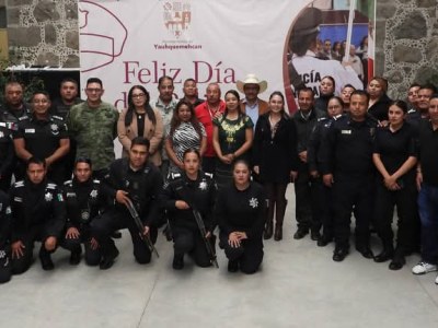 CONMEMORAN EN YAUHQUEMEHCAN EL DIA DEL&nbsp;POLICIA