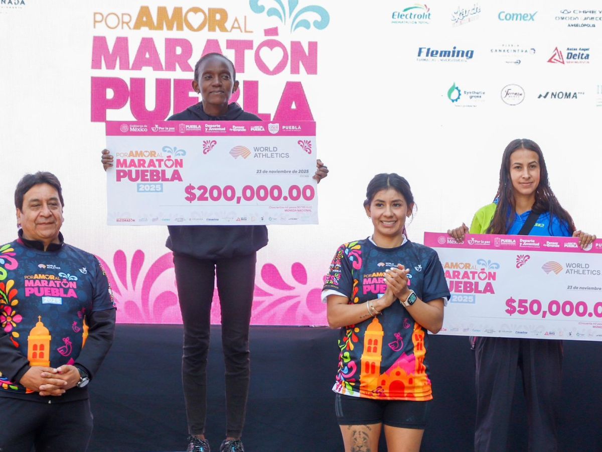 MARATONISTA DE KENIA IMPONE SU FUERZA EN FEMENIL POBLANOS DOMINAN RAMO&nbsp;VARONIL