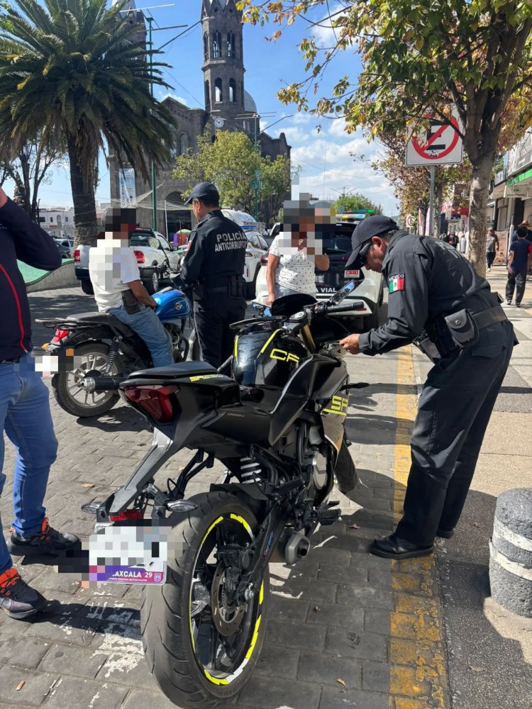 REFUERZA POLICÍA DE APIZACO ESTRATEGIA DE SEGURIDAD CON OPERATIVO CERO TOLERANCIA PARA&nbsp;MOTOCICLETAS