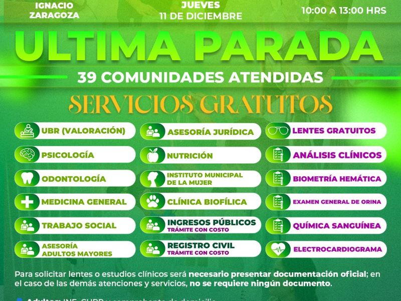 CON LA ÚLTIMA JORNADA DE LA CARAVANA DE SERVICIOS, HUAMANTLA CONCLUYE UN AÑO DE TRABAJO HISTÓRICO A FAVOR DE LA SALUD Y EL BIENESTAR DE LAS&nbsp;FAMILIAS