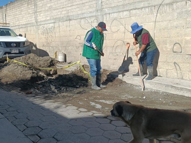 💧💦CAPAMH ATIENDE FUGA DE AGUA EN BARRIO DE SAN&nbsp;LUCAS💦💧