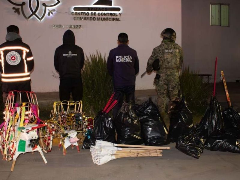 💣👮ASEGURA AYUNTAMIENTO DE APIZACO PIROTECNIA CLANDESTINA DURANTE OPERATIVO DE FIN DE&nbsp;AÑO💣👮