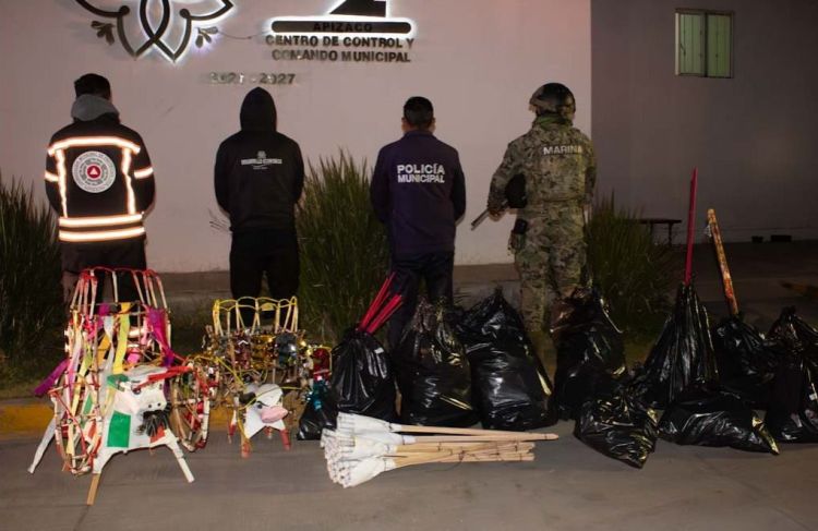 💣👮ASEGURA AYUNTAMIENTO DE APIZACO PIROTECNIA CLANDESTINA DURANTE OPERATIVO DE FIN DE&nbsp;AÑO💣👮