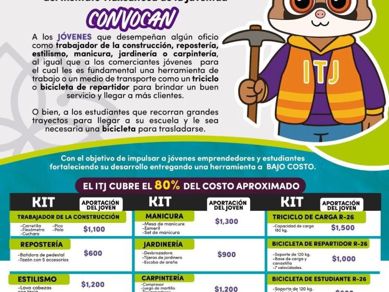 INVITAN A JUVENTUDES DE HUAMANTLA A PARTICIPAR EN LA CONVOCATORIA HERRAMIENTAS PARA TU&nbsp;FUTURO