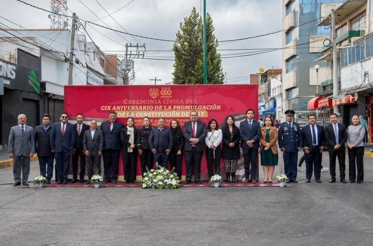 GOBIERNO DE APIZACO CONMEMORA EL 109 ANIVERSARIO DE LA PROMULGACIÓN DE LA&nbsp;CONSTITUCIÓN