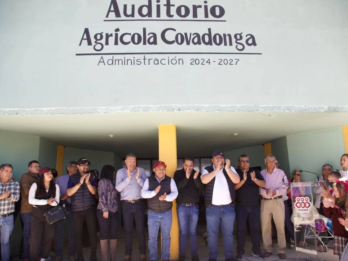 ALCALDE DE APIZACO INAUGURA REHABILITACIÓN DE AUDITORIO&nbsp;COVADONGA