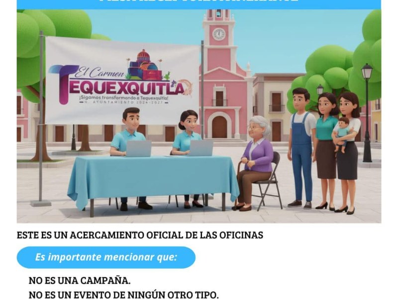 ATENCIÓN CIUDADANÍA DEL CARMEN&nbsp;TEQUEXQUITLA