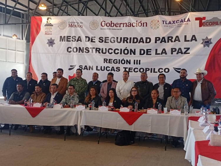 🚓PARTICIPA ALCALDE DE TOTOLAC EN MESA DE SEGURIDAD EN&nbsp;TECOPILCO🚓