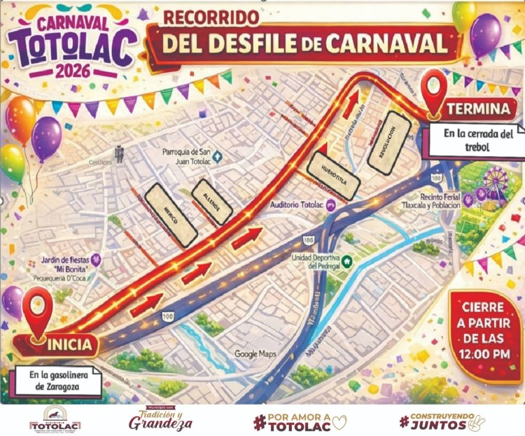 ¡𝗥𝗘𝗖𝗢𝗥𝗥𝗜𝗗𝗢 𝗗𝗘𝗦𝗙𝗜𝗟𝗘 𝗗𝗘 𝗖𝗔𝗥𝗡𝗔𝗩𝗔𝗟 TOTOLAC 𝟮𝟬𝟮𝟲&nbsp;💃🏼🎉!