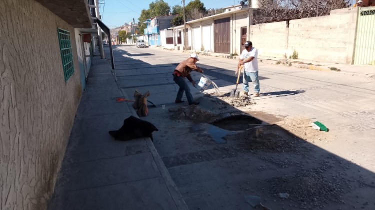 TRABAJOS EN BACHEO EN BENEFICIO DE LA CIUDADANÍA DE&nbsp;TEQUEXQUITLA