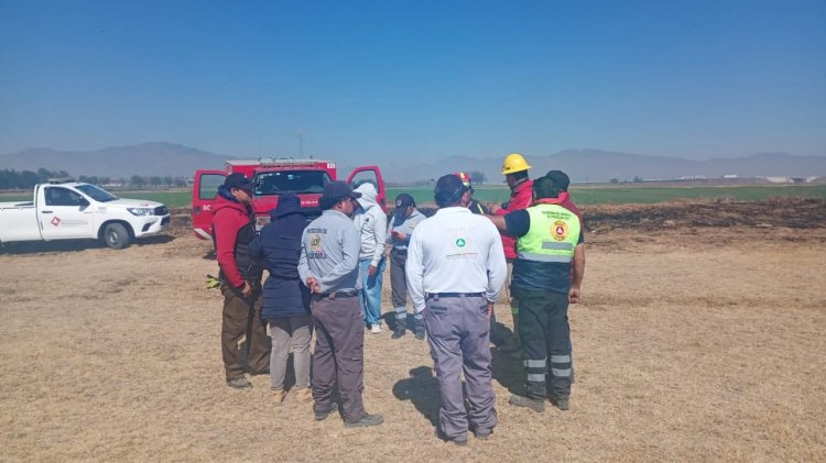 PC TEQUEXQUITLA APOYAN EN&nbsp;INCENDIO