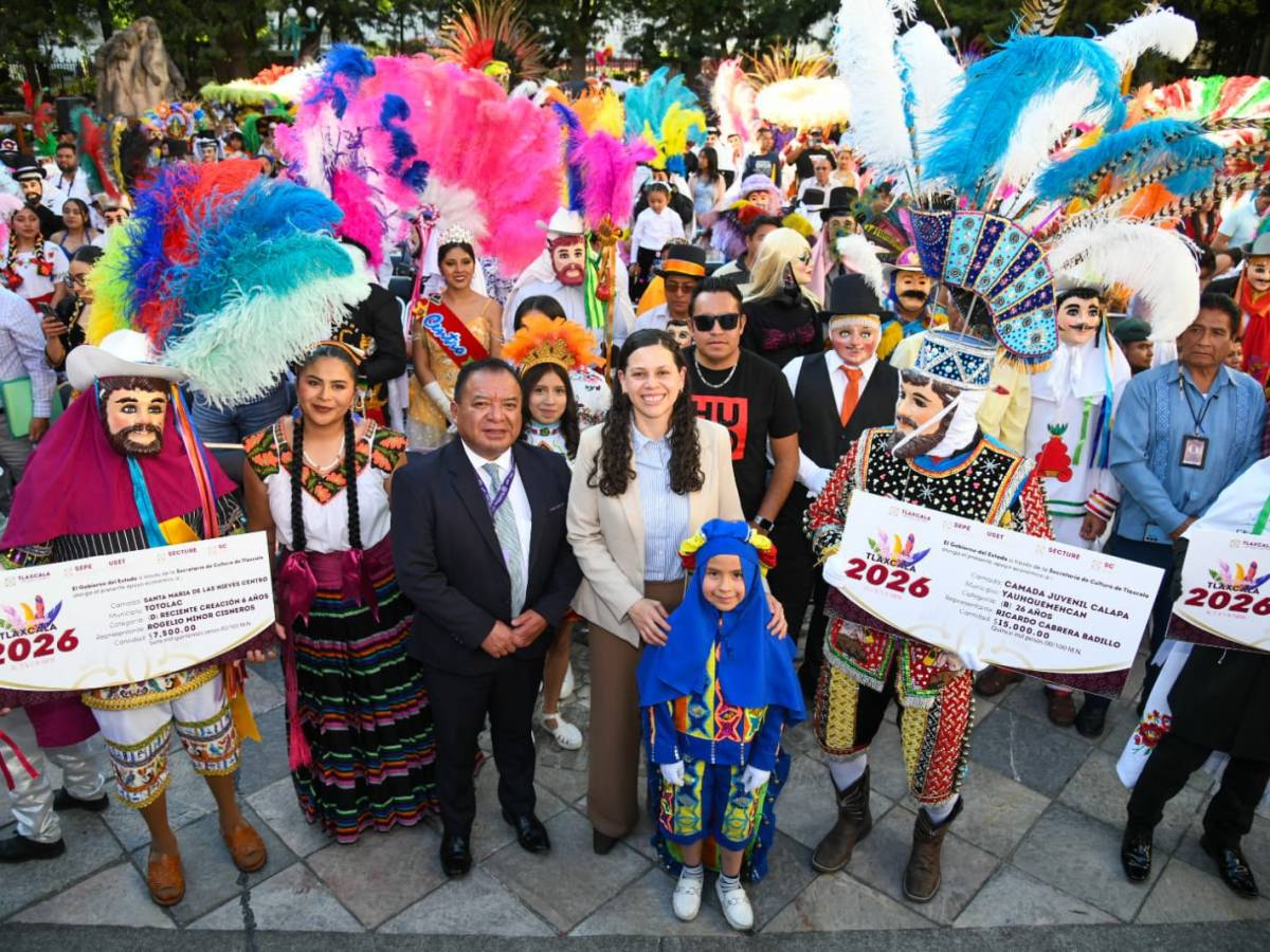 GOBIERNO DEL ESTADO FORTALECE TRADICIÓN DEL CARNAVAL TLAXCALA 2026 CON APOYO A CAMADAS DE&nbsp;HUEHUES