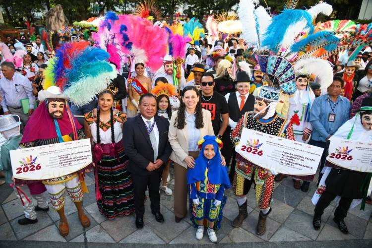 GOBIERNO DEL ESTADO FORTALECE TRADICIÓN DEL CARNAVAL TLAXCALA 2026 CON APOYO A CAMADAS DE&nbsp;HUEHUES