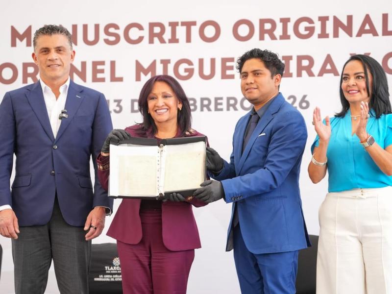 RECIBE TLAXCALA MANUSCRITO ORIGINAL DEL SIGLO XIX DEL CORONEL MIGUEL LIRA Y&nbsp;ORTEGA