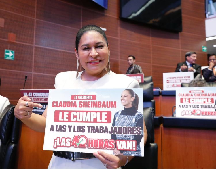 ANA LILIA RIVERA INFORMA BENEFICIOS DE LA JORNADA DE 40 HORAS PARA&nbsp;TLAXCALA