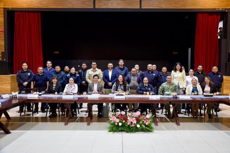 👮🚓CON REUNIÓN DE SEGURIDAD EN HUAMANTLA SE REFUERZAN ESTRATEGIAS PARA LA&nbsp;PAZ👮🚓