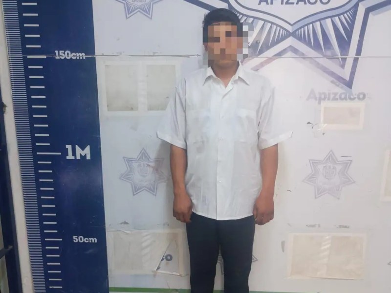 DETIENE POLICÍA DE APIZACO A MASCULINO POR ALTERACIÓN DE ORDEN&nbsp;PÚBLICO