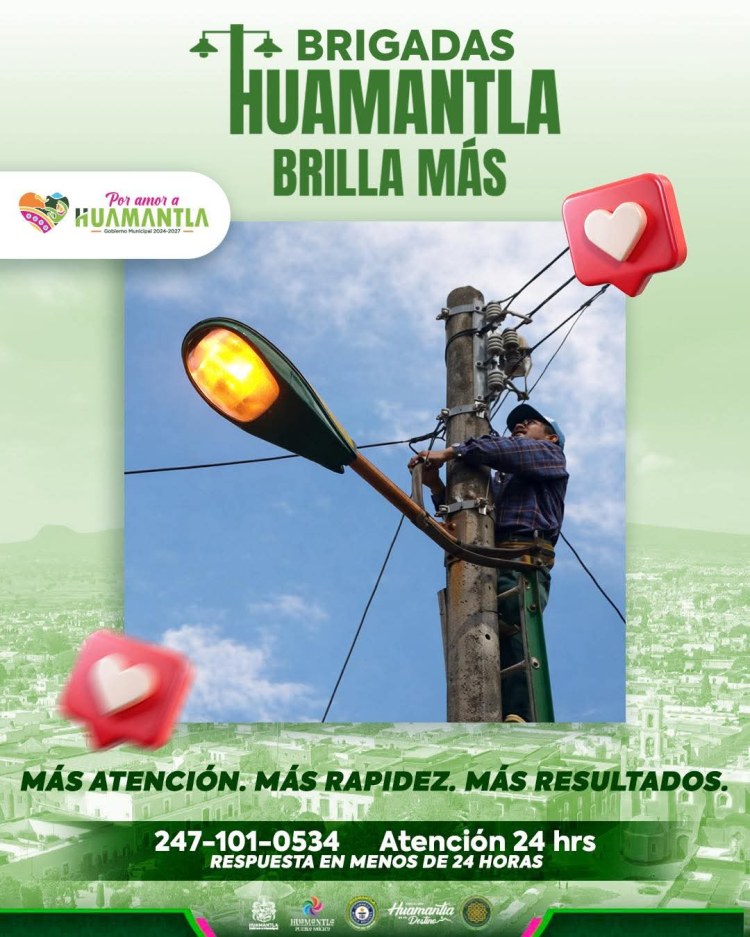 HUAMANTLA INICIA EL PROGRAMA «BRIGADAS HUAMANTLA BRILLA&nbsp;MÁS»