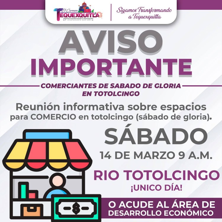 AVISO IMPORTANTE TEQUEXQUITLA