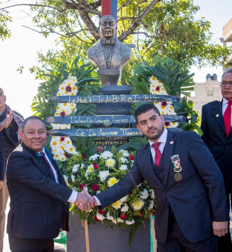 JAVIER RIVERA ENCABEZA CONMEMORACIÓN DE NATALICIO DE BENITO&nbsp;JUÁREZ