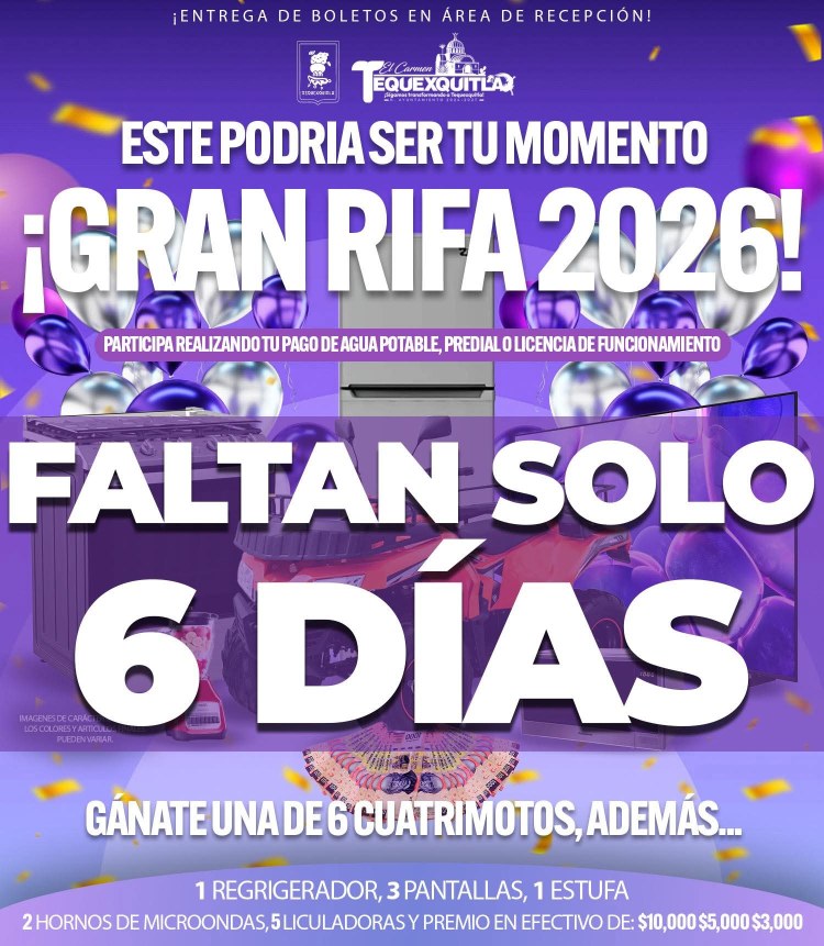 PARTICIPACIÓN LA GRAN RIFA 2026 EN&nbsp;TEQUEXQUITLA