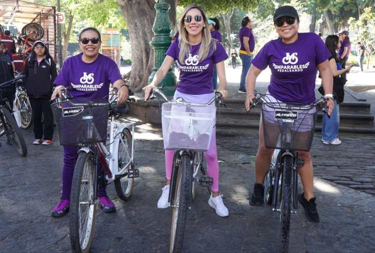 ARRANCA MES DE LA MUJER CON RODADA EN LA CAPITAL&nbsp;POBLANA