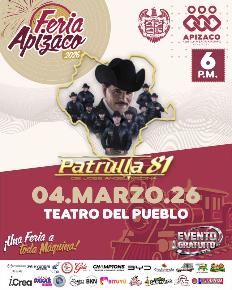 🎶🔥NO TE PIERDAS HOY PATRULLA 81 Y AK7 EN FERIA&nbsp;APIZACO🎡