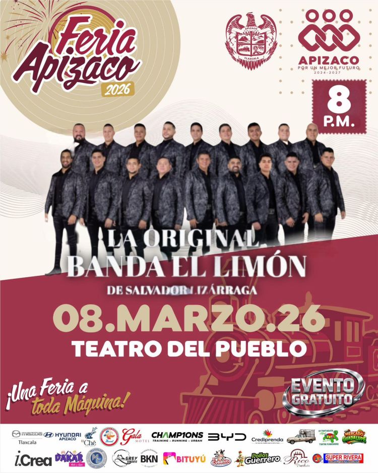 🎼🍋‍🟩HOY NO TE PUEDES PERDER LA PRESENTACIÓN LA ORIGINAL BANDA LIMON Y KLASYKEROS EN FERIA APIZACO&nbsp;🎼🍋‍🟩