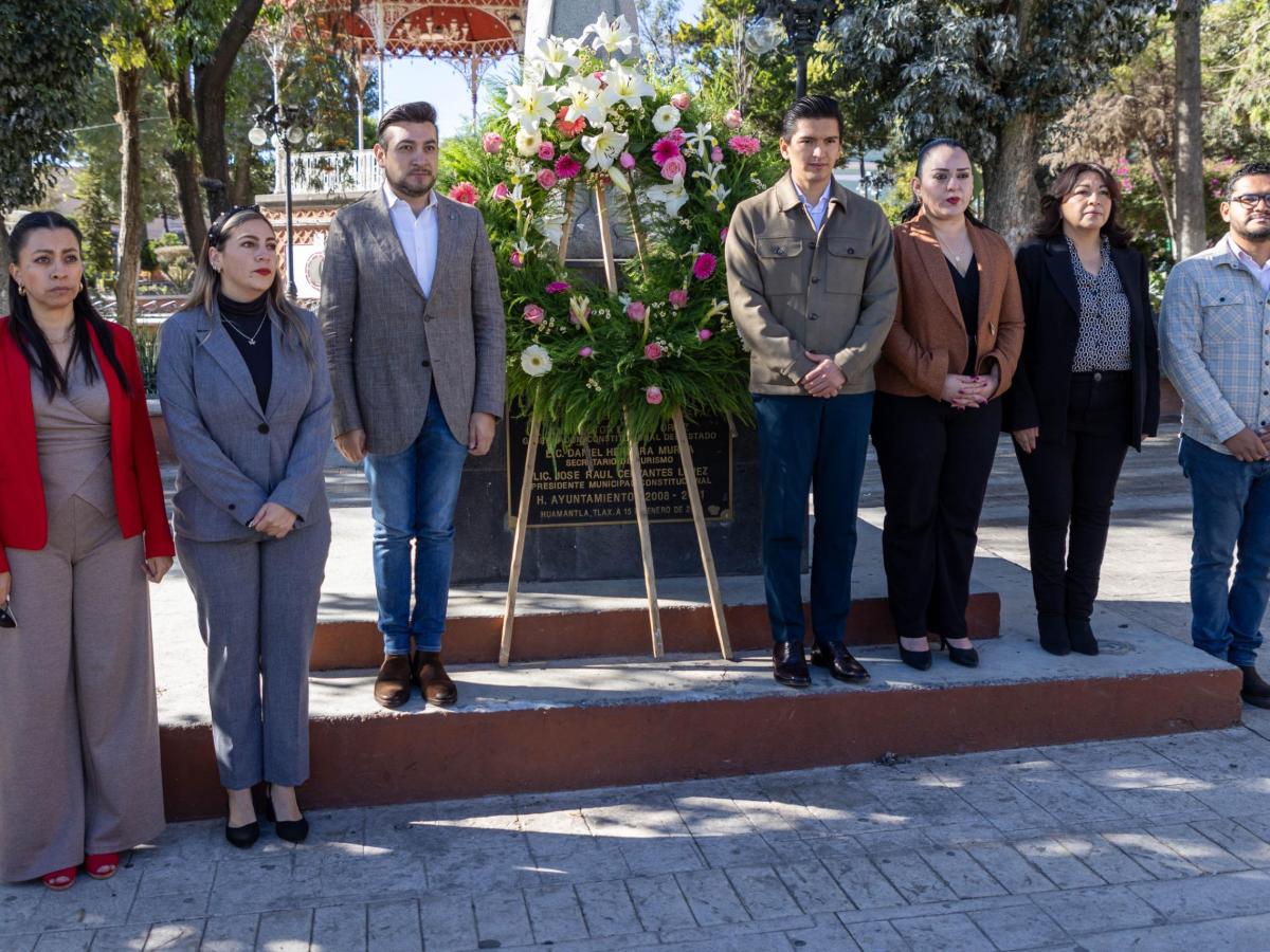 HUAMANTLA CONMEMORA EL NATALICIO DE BENITO JUÁREZ CON HOMENAJE&nbsp;CÍVICO