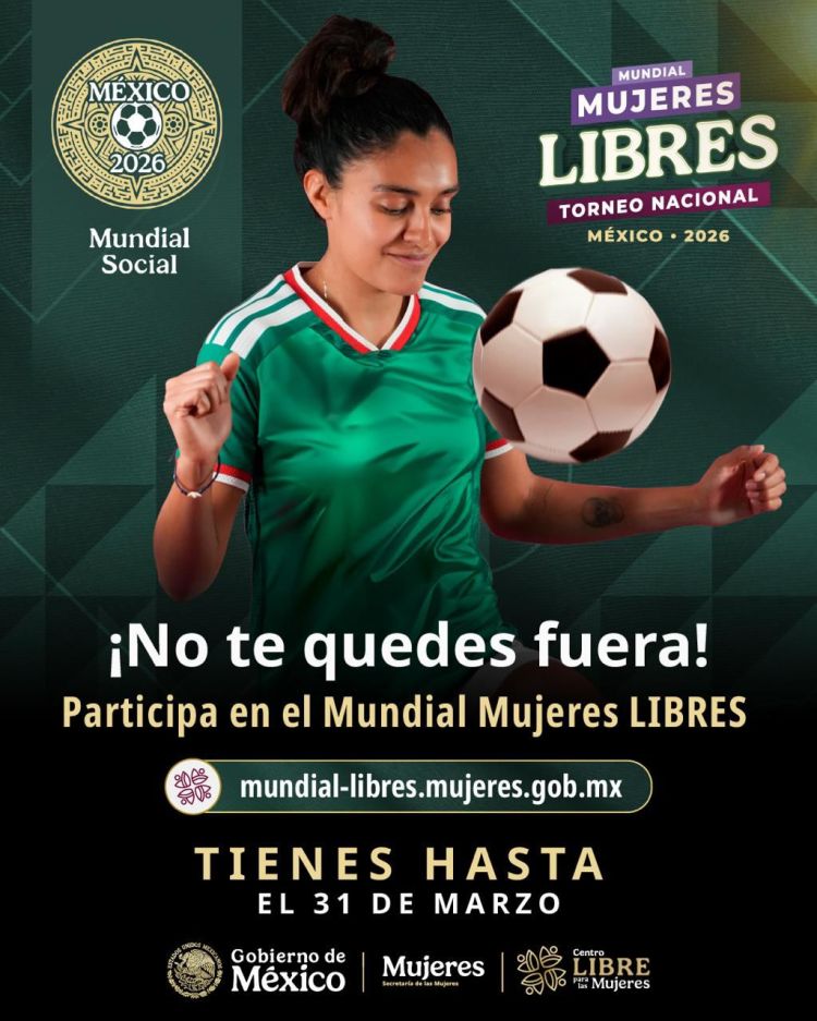 AMPLÍAN PLAZO PARA REGISTRARSE EN EL MUNDIAL MUJERES LIBRES; SMET INVITA A TLAXCALTECAS A&nbsp;PARTICIPAR