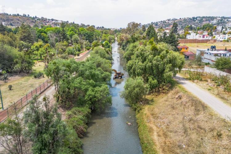 SE REALIZA DESAZOLVE EN EL RÍO&nbsp;ZAHUAPAN