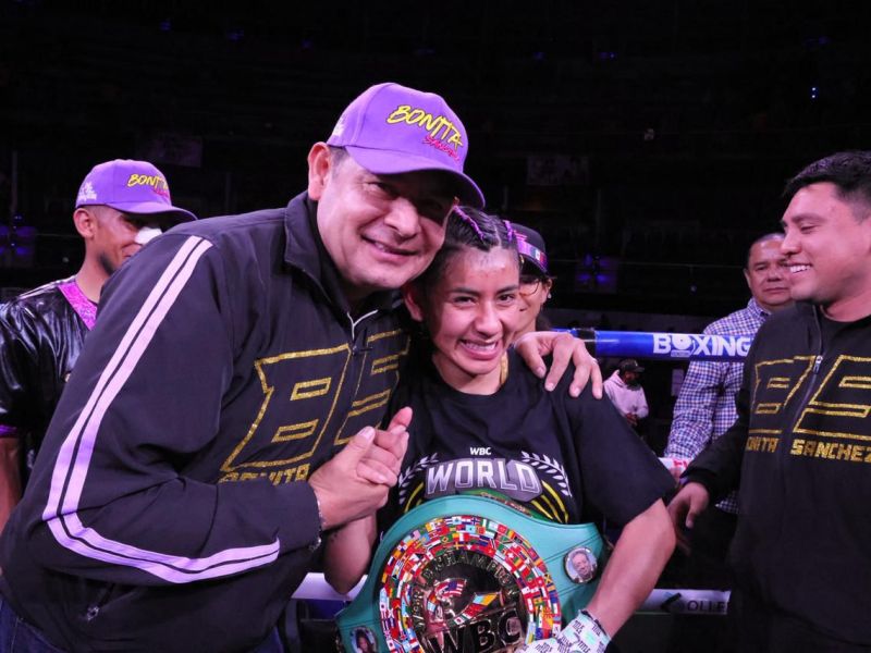 PUEBLA VIBRA CON «LA BONITA» SÁNCHEZ AL CONSAGRARSE COMO CAMPEONA&nbsp;MUNDIAL