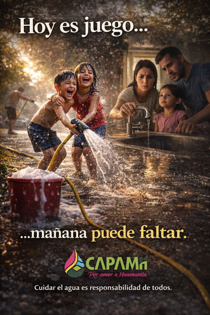 🚰💦💧#CAPAMH HACE UN ATENTO LLAMADO A LA CIUDADANÍA A REFLEXIONAR SOBRE EL USO RESPONSABLE DEL AGUA DURANTE ESTAS&nbsp;FECHAS🚰💦💧