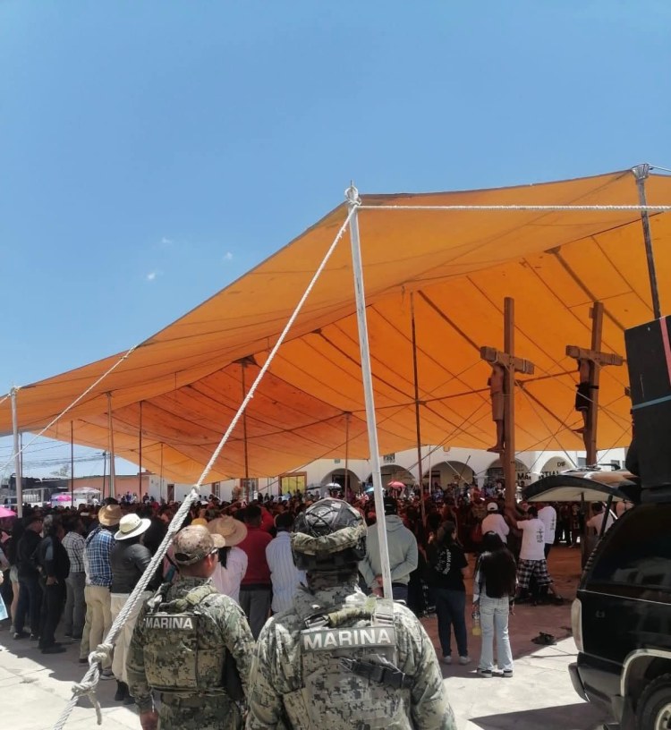 ✝️POLICIA DE APIZACO BRINDA VIGILANCIA EN SEMANA&nbsp;SANTA