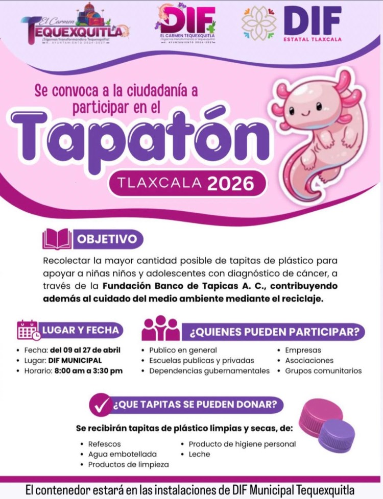 ÚNETE AL TAPATON 2026 EN&nbsp;TEQUEXQUITLA
