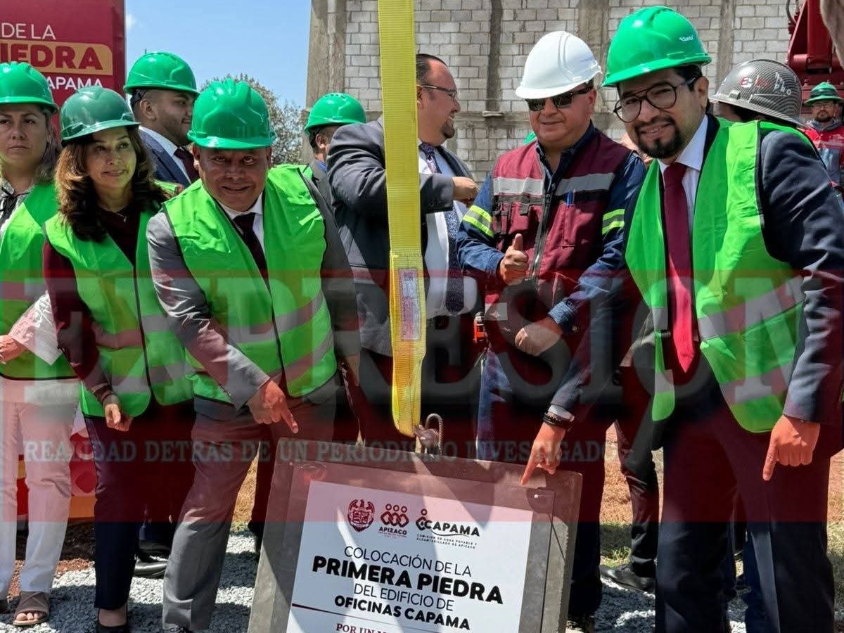 💧💦🚰 HISTÓRICO EN APIZACO: ARRANCA CONSTRUCCIÓN DE NUEVAS OFICINAS DE&nbsp;CAPAMA🚰💧💦