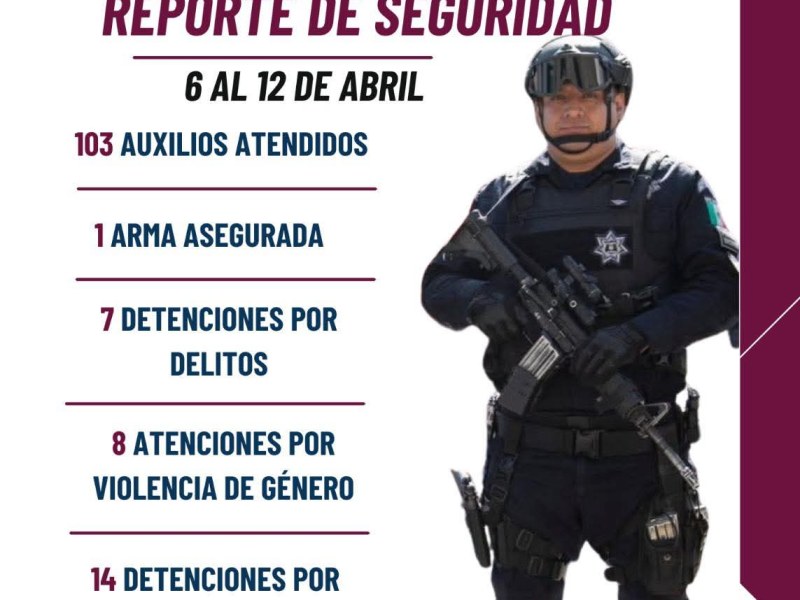 ACCIONES REALIZADAS DE SEGURIDAD EN&nbsp;APIZACO