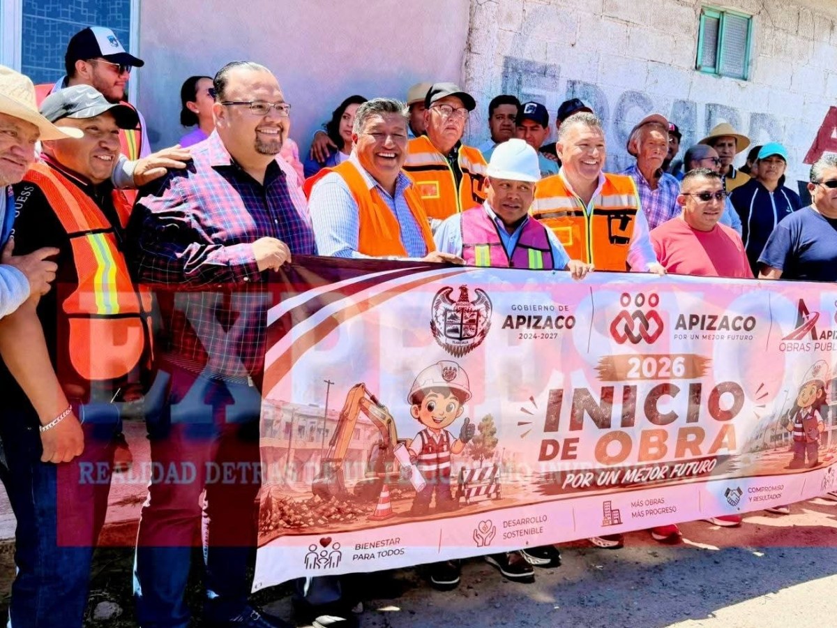 APIZACO TRANSFORMA SANTA MARÍA TEXCALAC CON INICIO DE PAVIMENTACIÓN EN CALLE&nbsp;ZARAGOZA