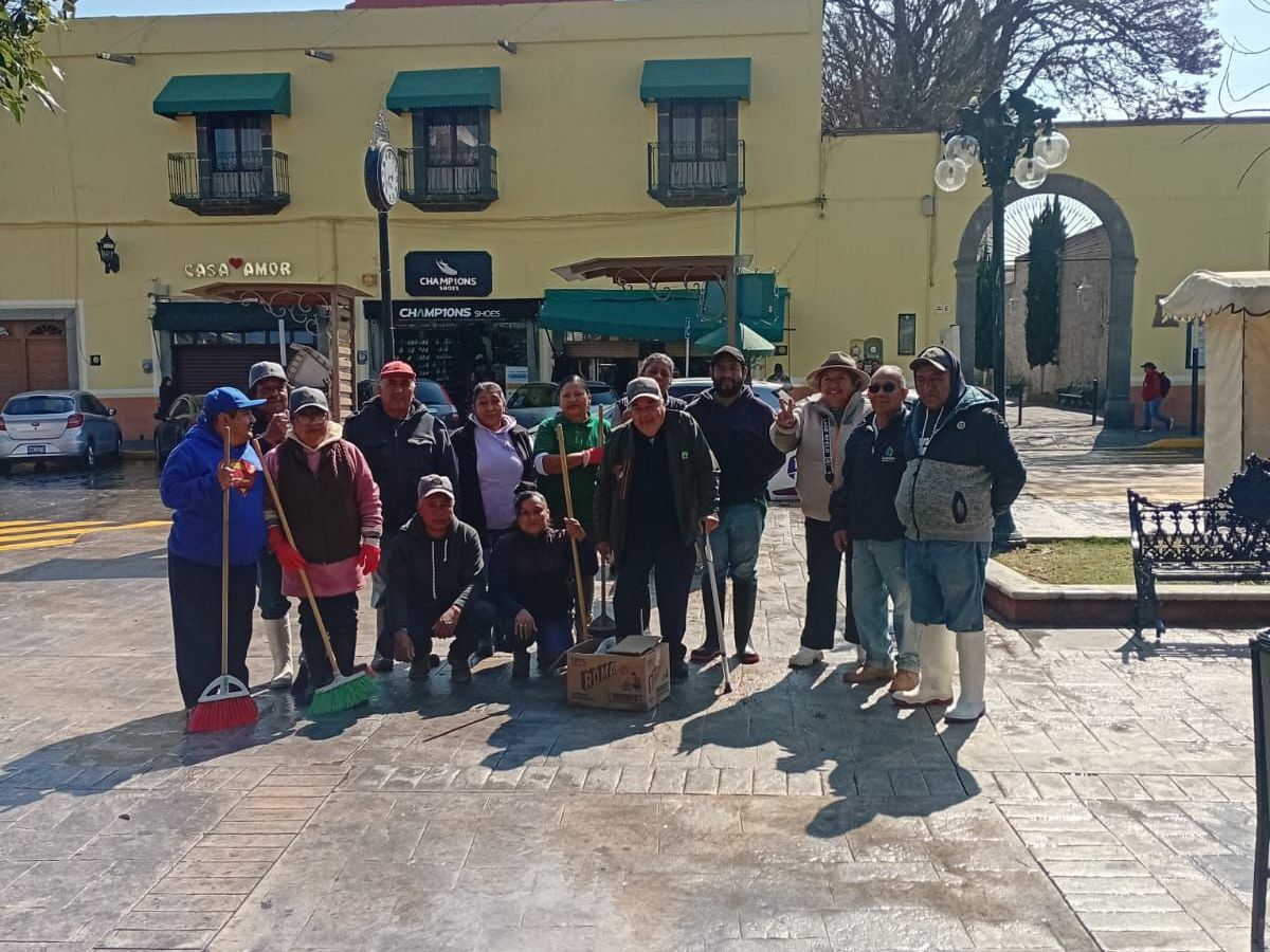 BRIGADAS DE SERVICIOS MUNICIPALES Y CAPAMH ALISTAN HUAMANTLA PARA SEMANA&nbsp;SANTA