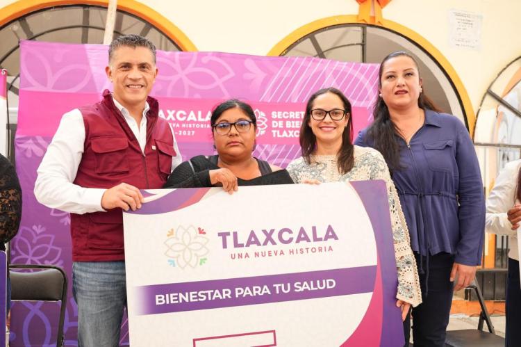 ALCALDE DE TLAXCALA PARTICIPA EN LA ENTREGA DE TARJETAS BIENESTAR PARA TU&nbsp;SALUD