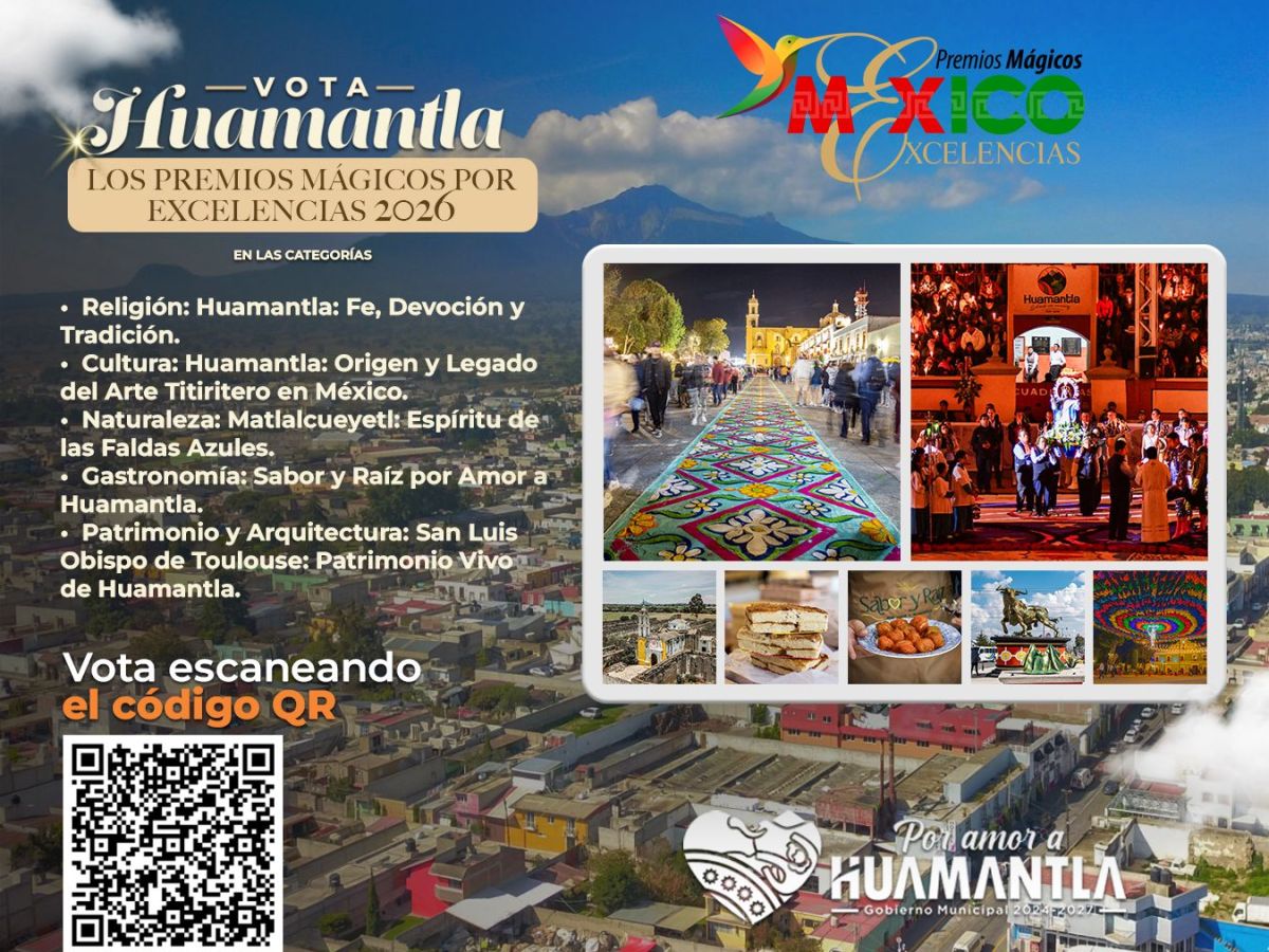 HUAMANTLA BUSCA DESTACAR EN LOS PREMIOS MÁGICOS POR EXCELENCIAS&nbsp;2026