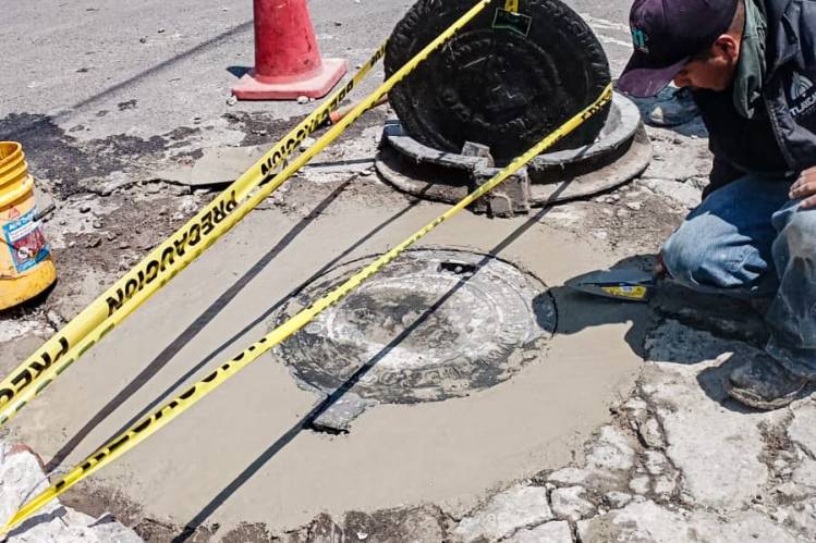 OBRAS PÚBLICAS DE TLAXCALA FORTALECE LA SEGURIDAD DE PEATONES Y CONDUCTORES EN&nbsp;OCOTLAN