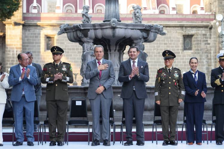 ENCABEZAN AUMENTO Y CHEDRAUI CEREMONIA POR 495 ANIVERSARIO DE&nbsp;PUEBLA