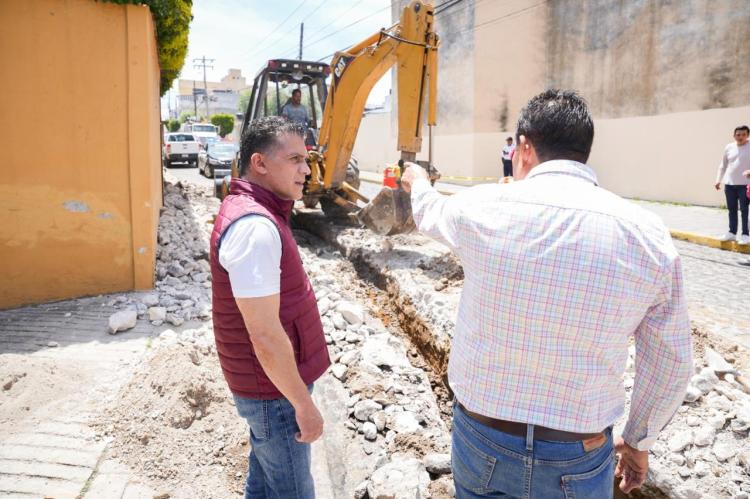 VERIFICA ALCALDE ALFONSO SÁNCHEZ AVANCES DE LA REHABILITACIÓN DEL SISTEMA DE DRENAJE EN LA PROLONGACIÓN MORELOS DE LA&nbsp;CAPITAL