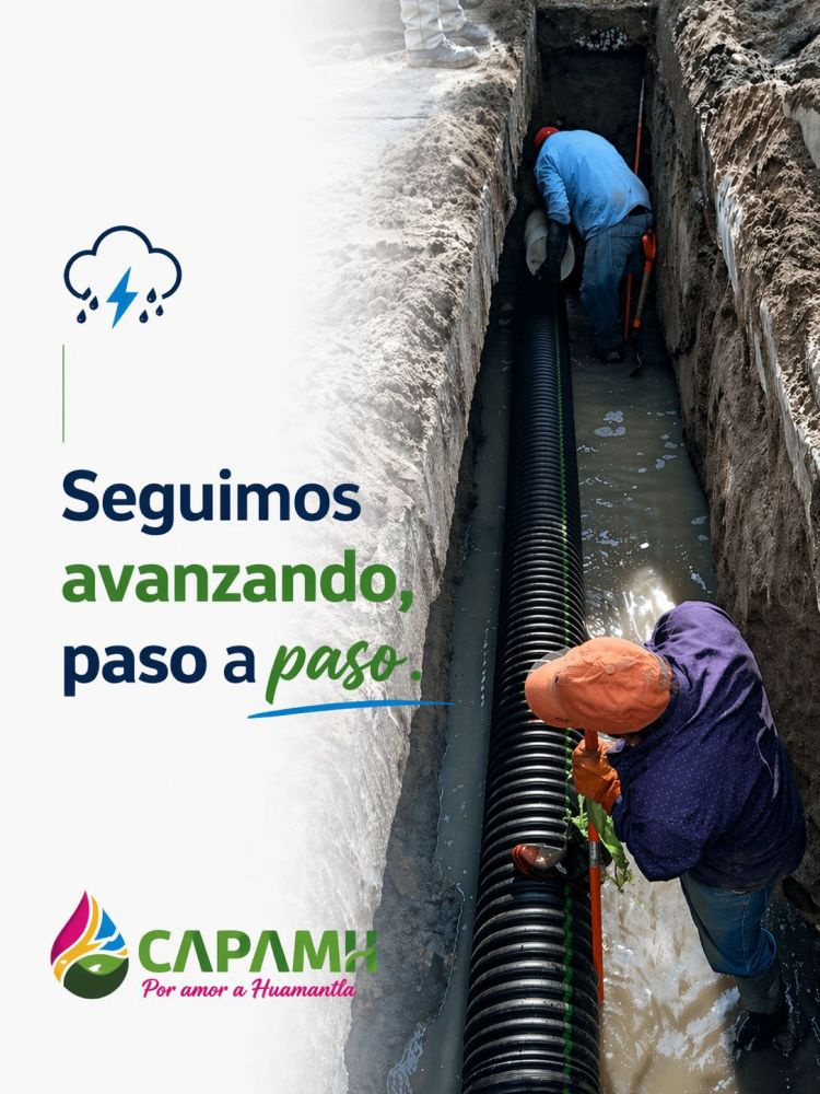 🚰💦💧#CAPAMH MANTIENE LABORES PERMANENTES PARA EL MEJORAR EL SERVICIO EN HUAMANTLA&nbsp;🚰💦💧