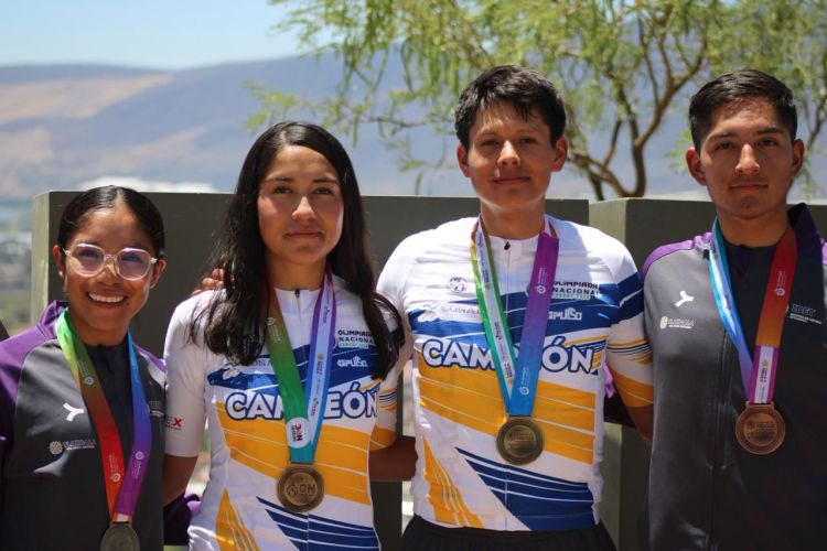 CUATRO MEDALLAS PARA TLAXCALA EN CICLISMO CONTRARRELOJ DE OLIMPIADA&nbsp;NACIONAL