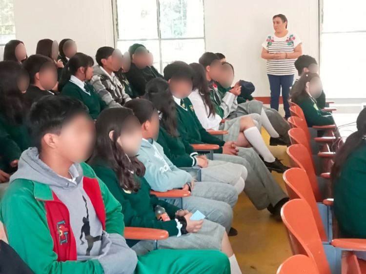 IMM HUAMANTLA REALIZA PLATICA DE PREVENCIÓN DE LA VIOLENCIA EN LA ESCUELA SECUNDARIA MOISÉS&nbsp;SÁENZ