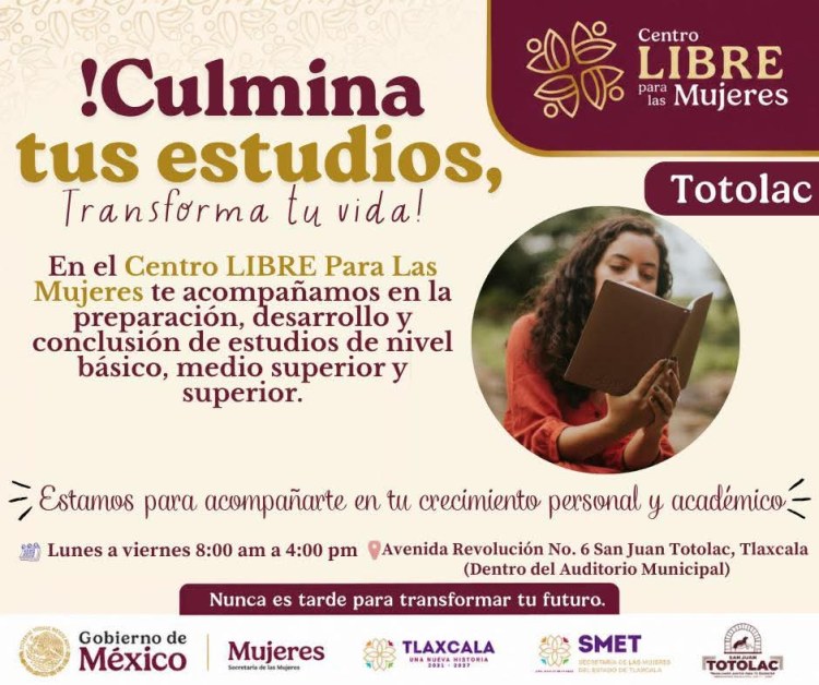 EN #TOTOLAC IMPULSAN OPORTUNIDADES PARA QUE MUJERES CONTINÚEN&nbsp;PREPARÁNDOSE