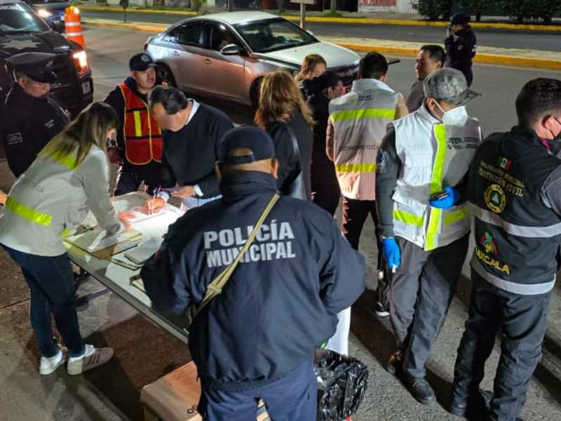 REFUERZA TLAXCALA CAPITAL ACCIONES DE PREVENCIÓN Y SEGURIDAD VIAL CON OPERATIVO DE&nbsp;ALCOHOLIMETRÍA